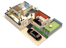 royal elite ground floor Plan